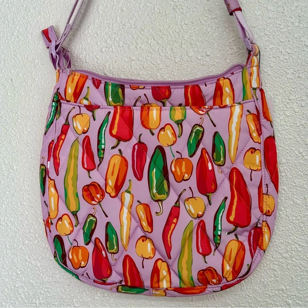 Vera Bradley New‎ Spice It Up Heritage Trio Zip Hipster Crossbody Bag Purse
